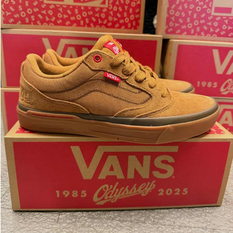 VANS x ODYSSEY OLD SKOOL BMX PROOF WAFFLECUP BROWN ORIGINAL