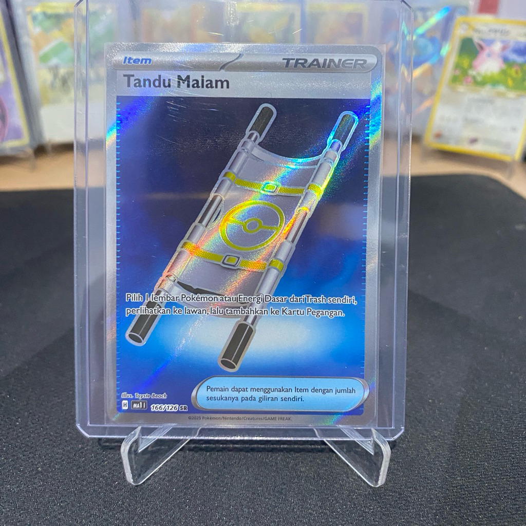 Tandu Malam SR 166/126 Trainer TCG Pokemon Evolusi Mega Indonesia
