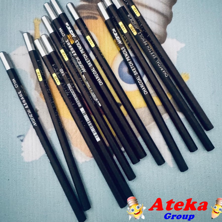 [PCS] MARIES PENSIL 10B 12B 14B PENSIL SKETSA DRAWING PENCIL