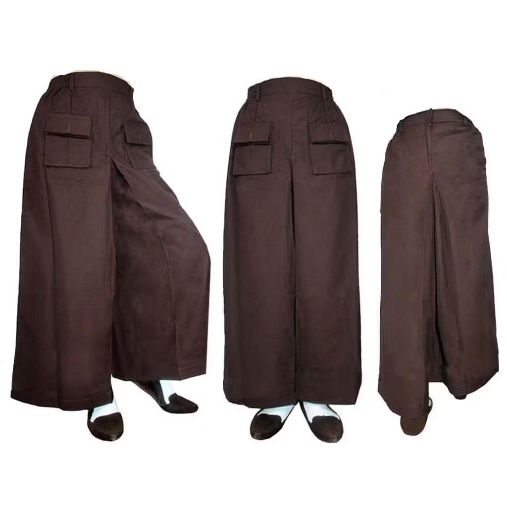 Celana Kulot Panjang Kantong PDL Pramuka Perempuan SD SMP SMA