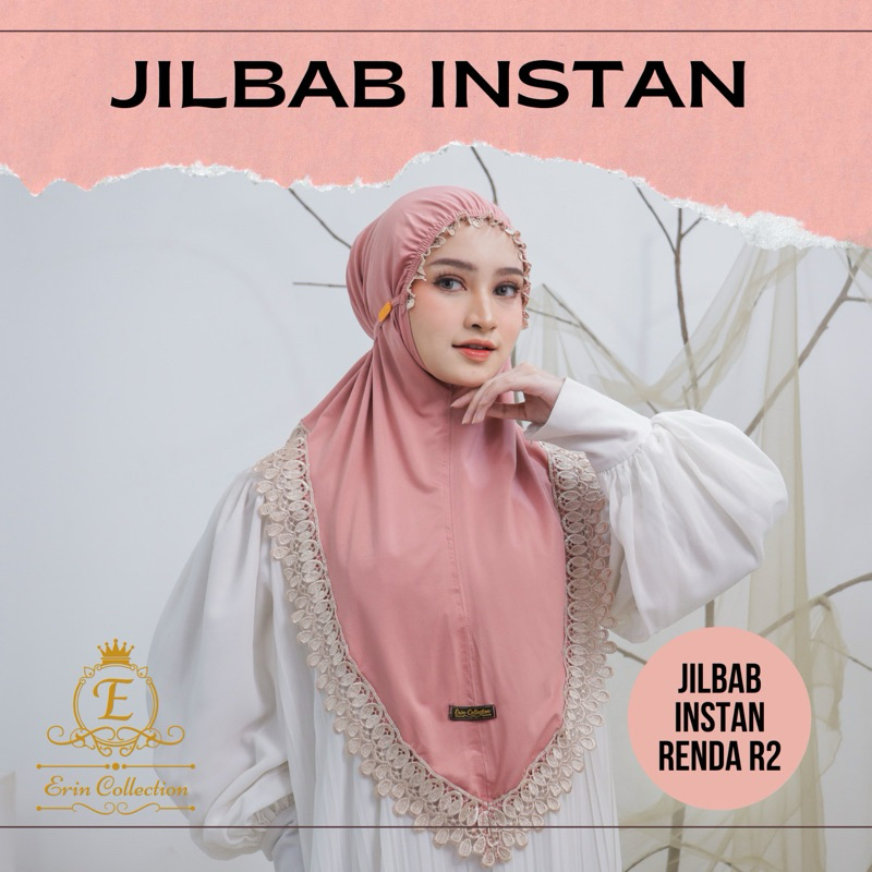 HIJAB INSTAN RENDA HIJAB DAILY JERSEY / JILBAB INSTAN RENDA / HIJAB PLAT ESK_R2 HIJAB KONDANGAN MEWA