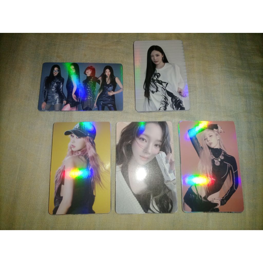 Unofficial Photocard Hologram Aespa Whiplash