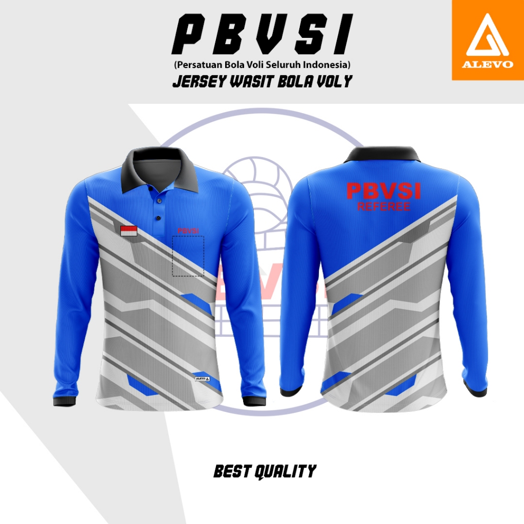 JERSEY WASIT VOLLY PRINTING PREMIUM HARGA PROMO BAJU POLO PBVSI BAJU SERAGAM WASIT VOLLEY