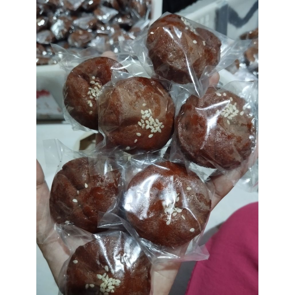 Kue bolu gambang wijen bulat jadul