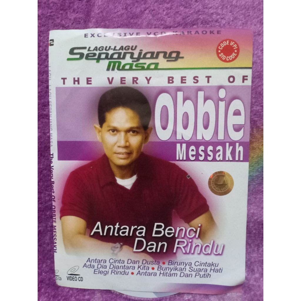 VCD LAGU LAGU SEPANJANG MASA OBBIE MESSAKH