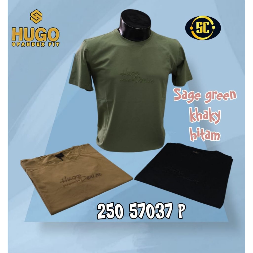 KAOS HUGO ORI OBLONG BAHAN SUPER TEBAL/HUGO IMPORT PREMIUM