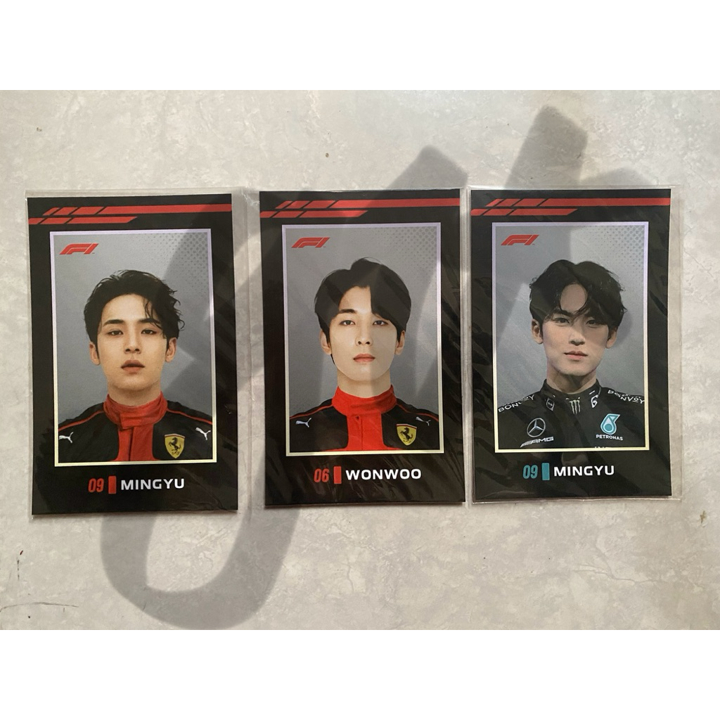 seventeen postcard fanmade F1 mingyu wonwoo