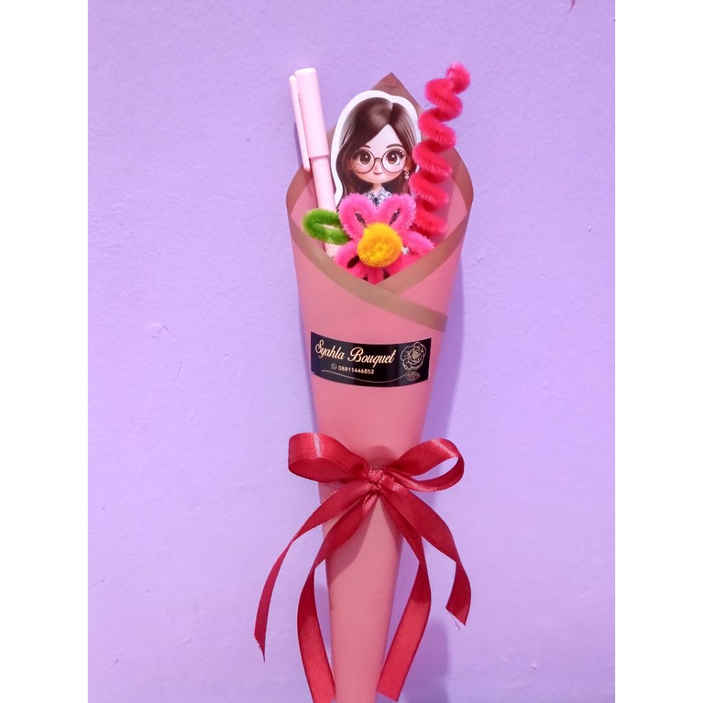 buket cone untuk hari guru/hadiah hari guru/hari guru/buket hari guru