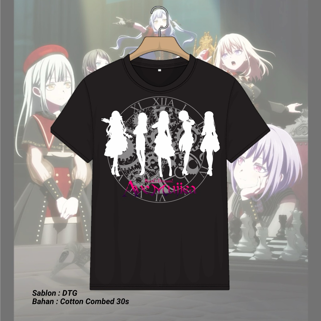 T-Shirt Bandori Bang Dream - Ave Mujica 2.0