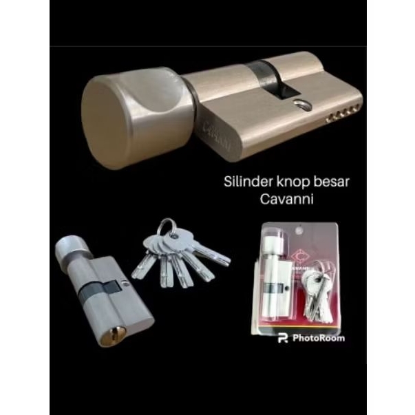Cylinder Kunci Putar Besar / Cylinder KNOB CAVANNI BESAR / Cylinder Knop / Cylinder Kunci Toilet / K