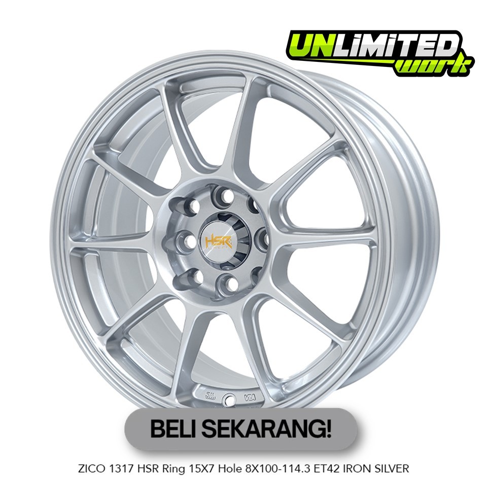 Velg Racing Brio Jazz Yaris Avanza Mobilio Vios Freed HSR Zico R15 Model TC05 Tampilan Stylish