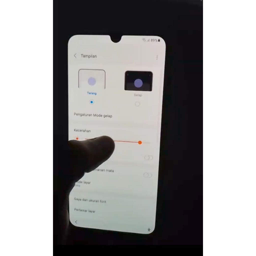 Lcd Samsung A50s copotan tinggal pasang Ori