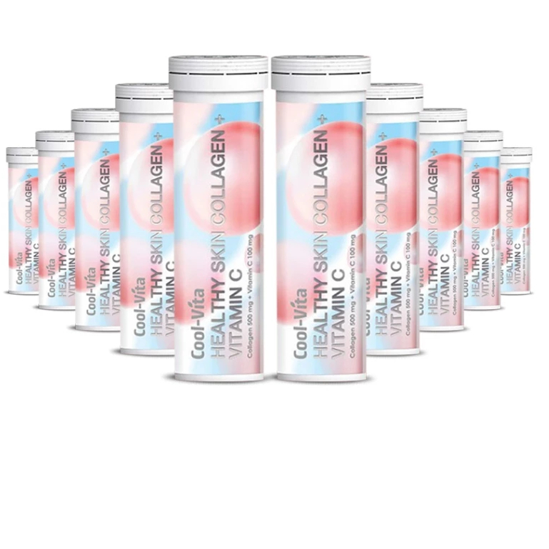 Cool-Vita Collagen Kolagen Colagen Isi 10 Tablet / Tube