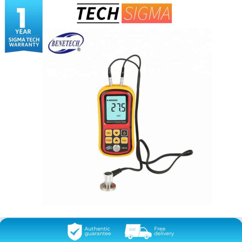 Ultrasonic Thickness Gauge GM100 BENETECH Tester GM-100 GM 100 Meter