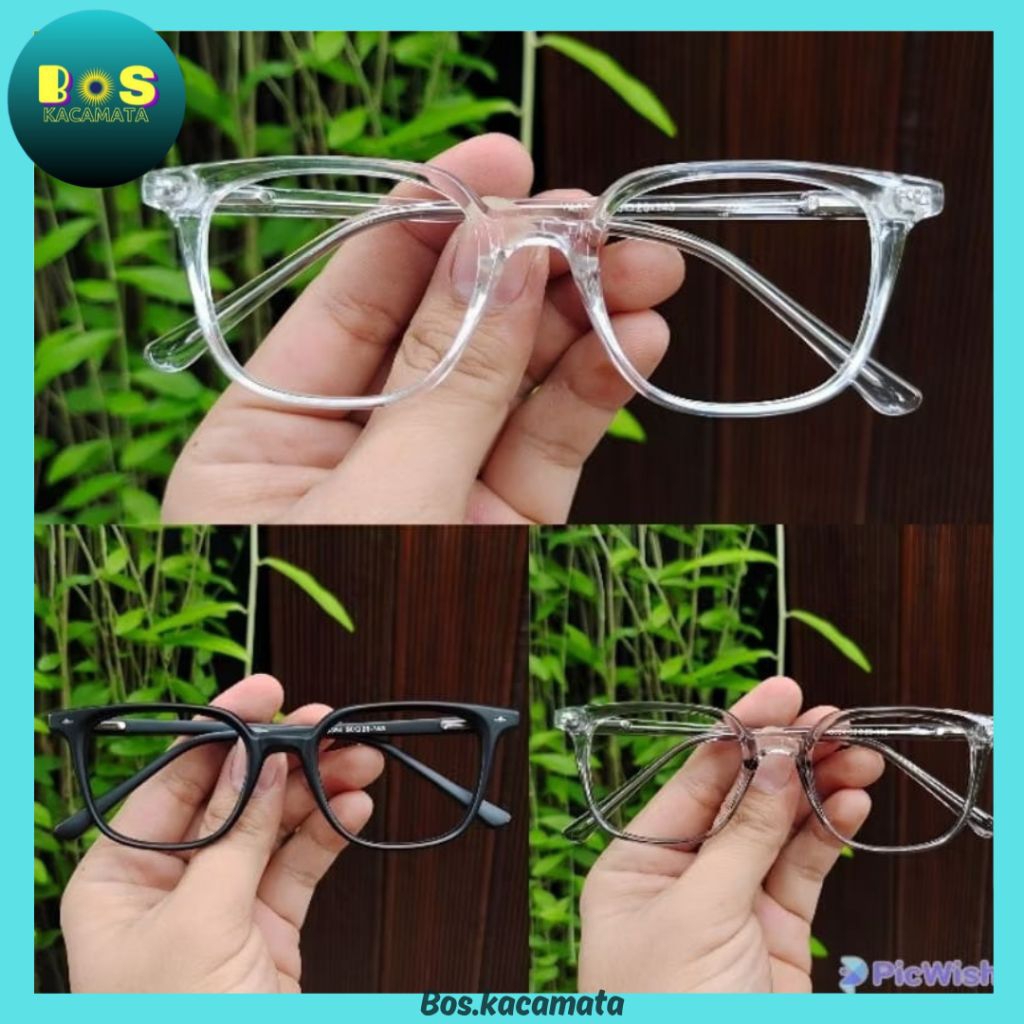 Kacamata Lensa Photocromic (8354) Kacamata Wanita | Kacamata Pria | Kacamata Antiradiasi Bisa Minus