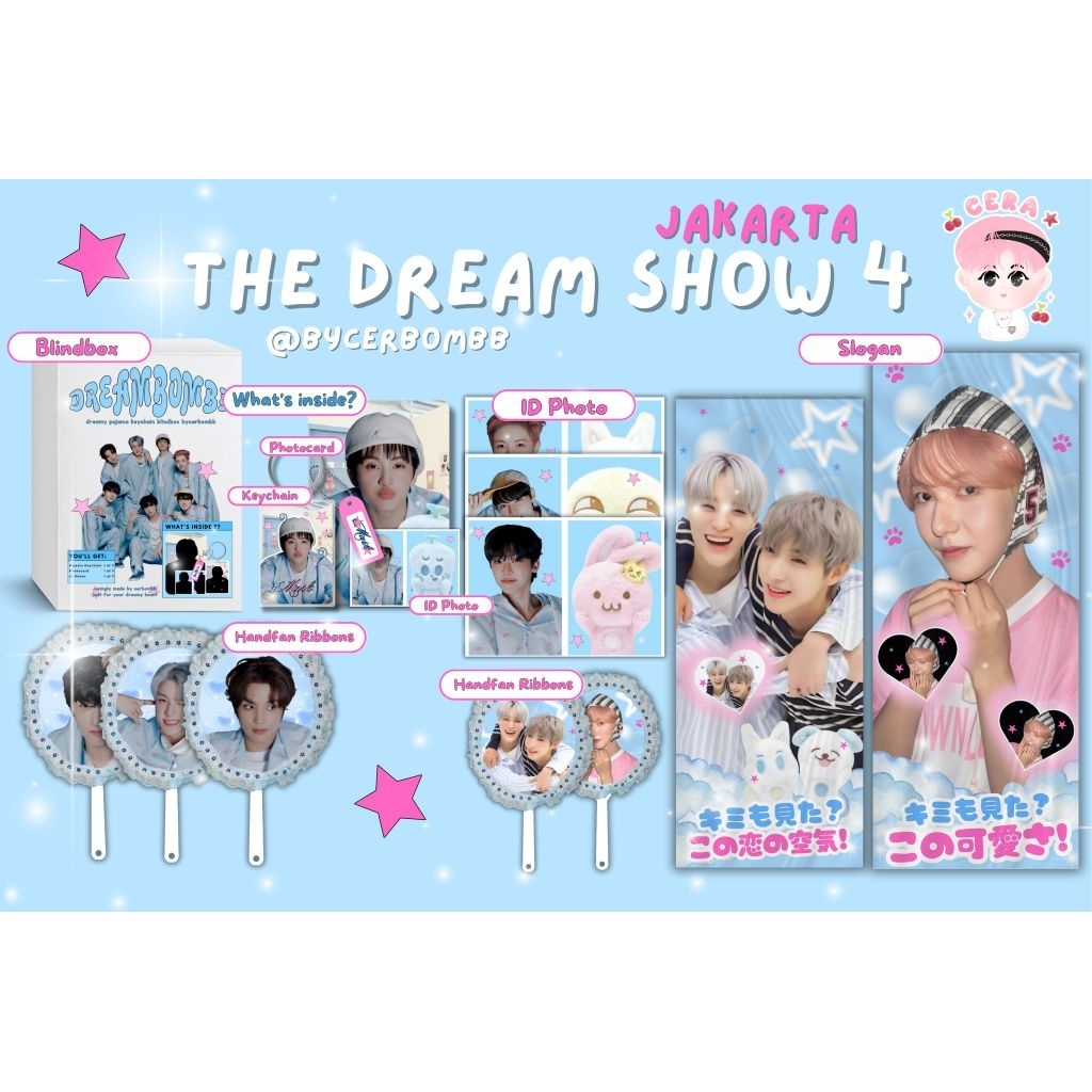 FREEBIES THE DREAM SHOW 4 DAN JANUA RENJUN NCT DREAM