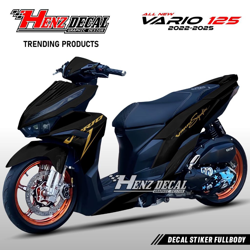 [ POLOSAN ] Terbaru Decal Honda New Vario 125 FullBody // Stiker Decal New Vario 125 // Variasi Moti
