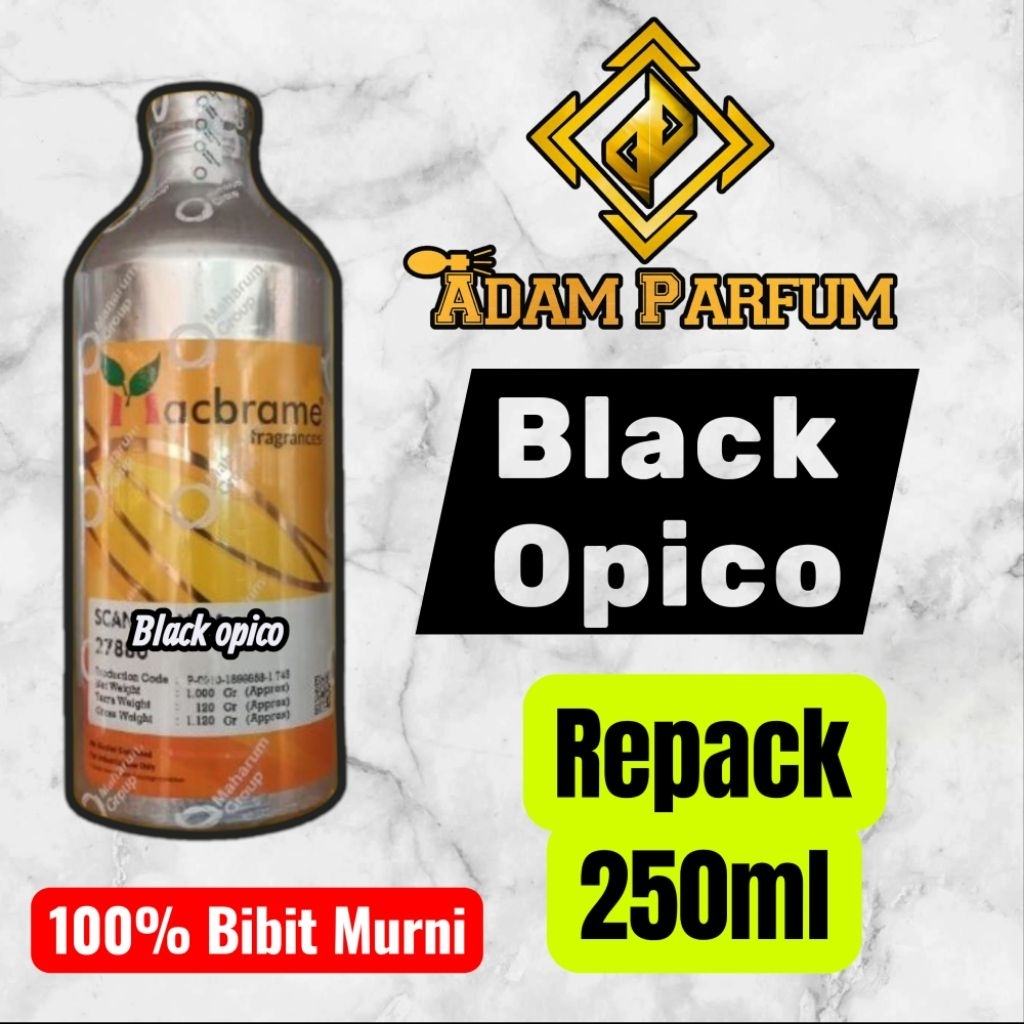 Bibit parfum Black Opico Repack 250ml searah aroma YSL Black Opium