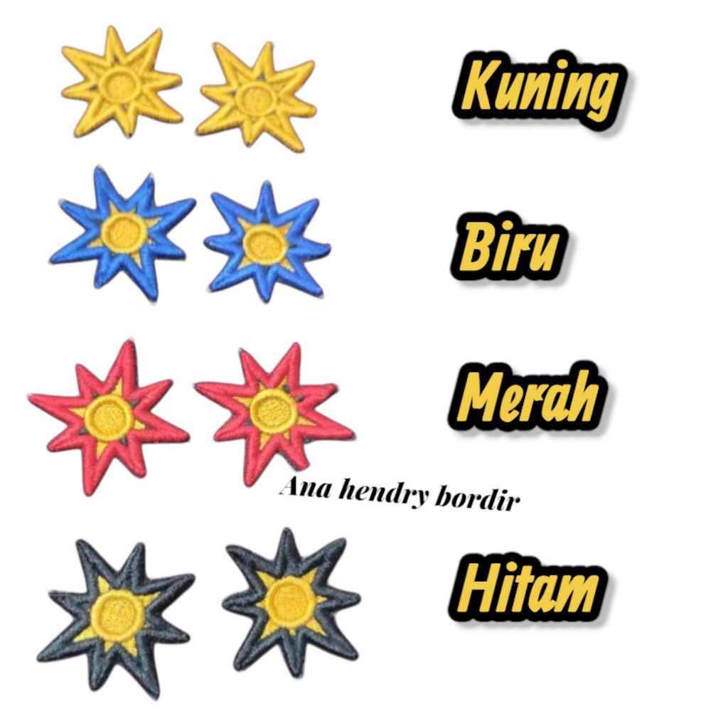 BED BORDIR TIMBUL 3D ARAH MATA ANGIN DISHUB