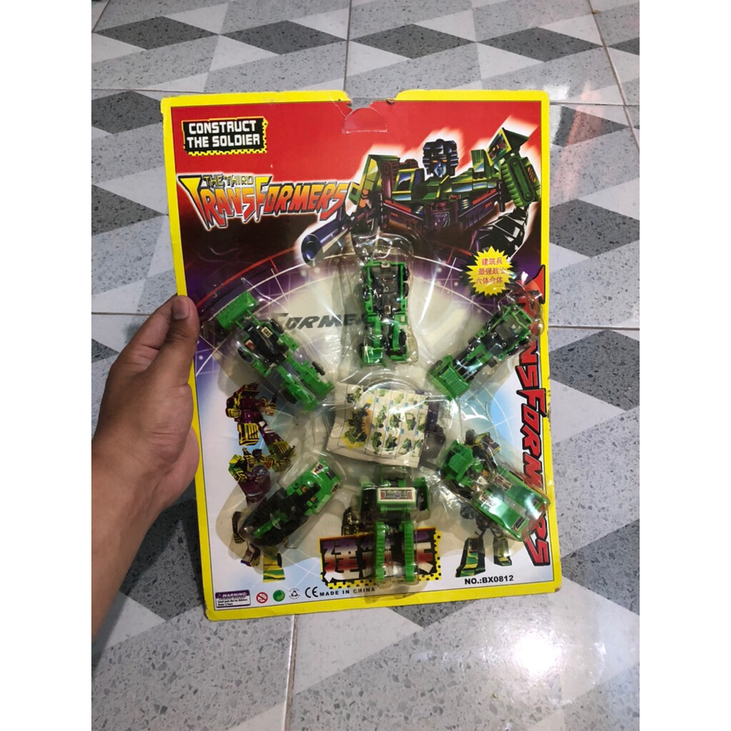 Mainan jadul transformers g1 combine devastator