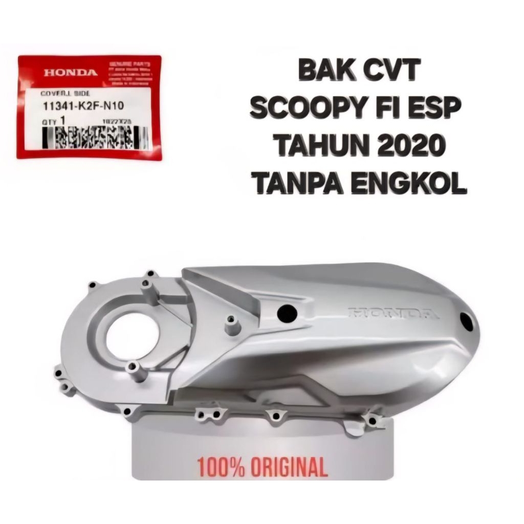 BAK BLOK CVT SCOOPY FI ESP TAHUN 2020 11341-K2F-N01 ORIGINAL