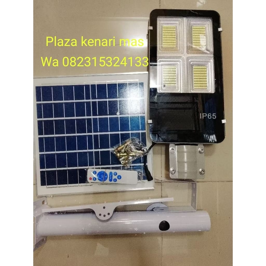 Lampu PJU solar panel 200watt 2in1 Lampu jalan PJU LED 200 Watt