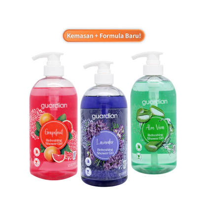 Guardian Refreshing Body Wash Shower Gel 1L
