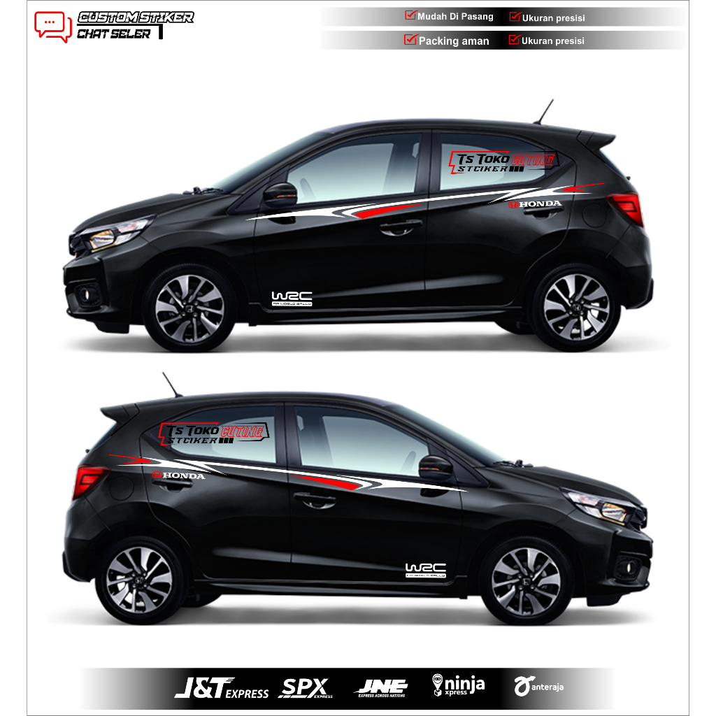striping mobil hoonda brio termurah stiker mobil brio satya brio terbaru