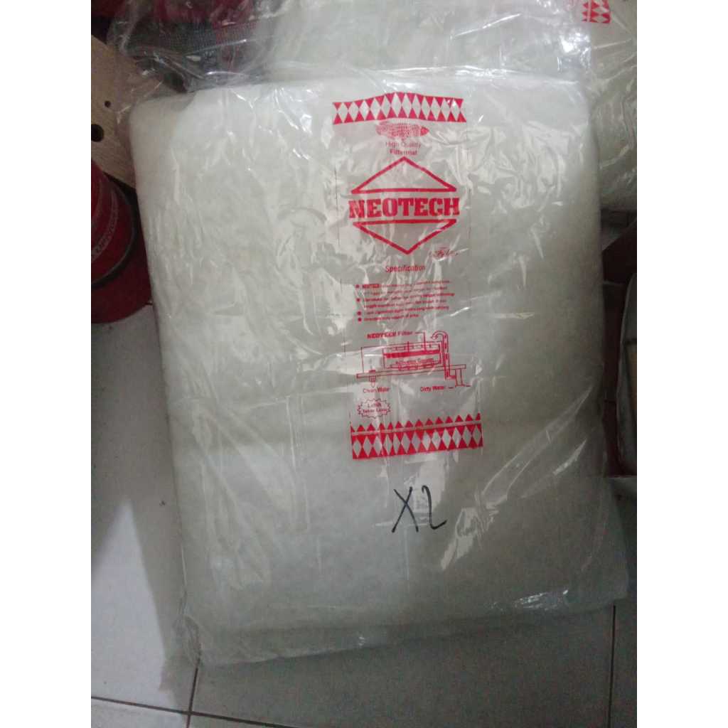 Kapas Sakkai Pro XL 2 x 1 m Busa Putih Filter Aquarium Akuarium Besar