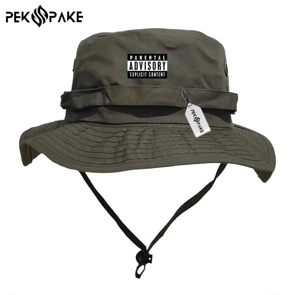 TOPI INI MENGANDUNG KECANDUAN  Topi Rimba Topi Gunung Pria Wanita Unisex Premium Original advisory