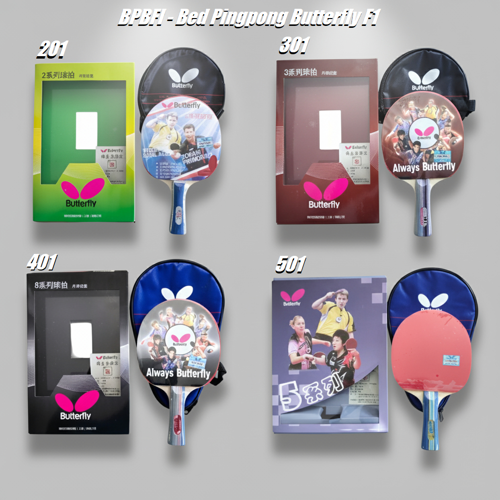 Pingpong Tenis Meja Butterfly TBC 201, 301, 401, 501