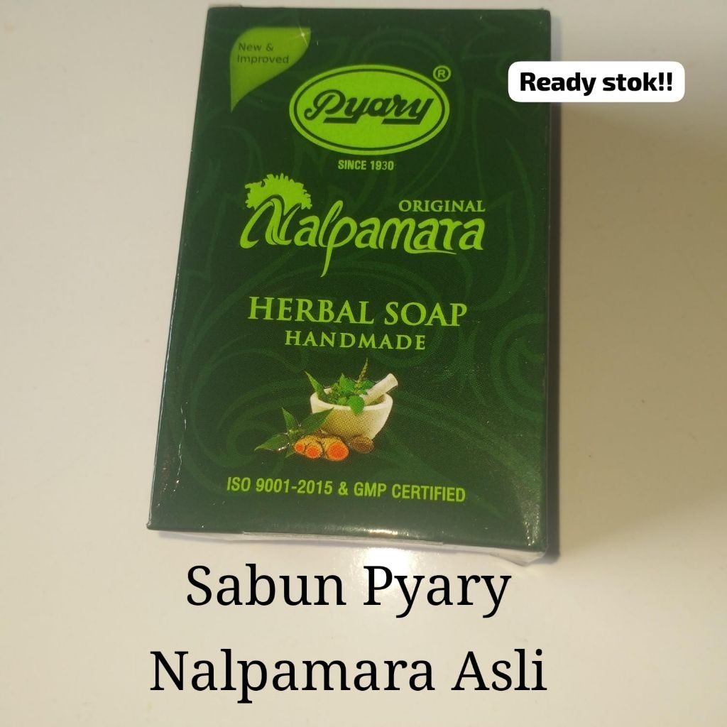 (ORI DUBAI dan BPOM) Sabun nalpamara pyary BPOM PT SANOBAR Gunajaya 2× Turmeric | sabun pyary nalpam
