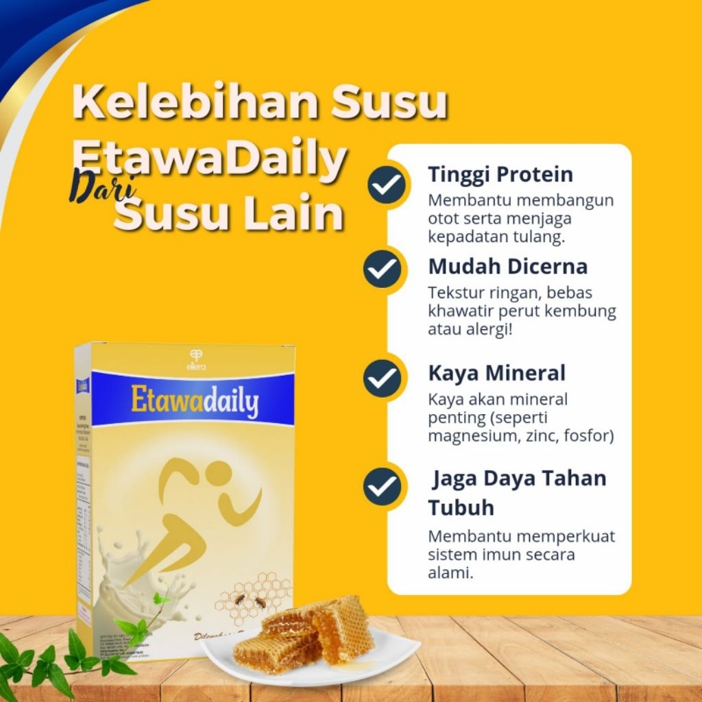 ETAWADAILY SUSU KAMBING ETAWA PLUS MADU SUSU KAMBING MADU SUSU HERBAL MADU SUSU MADU SUSU KAMBING ET