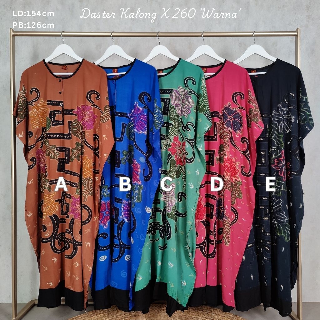DASTER KALONG TULIS X / DASTER ARAB JUMBO MOTIF BATIK - BUSUI FRIENDLY