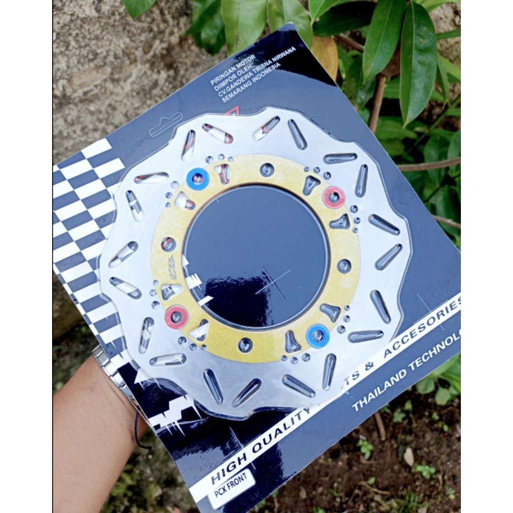 PIRINGAN CAKRAM THAILAND DEPAN BLAKANG PCX 150