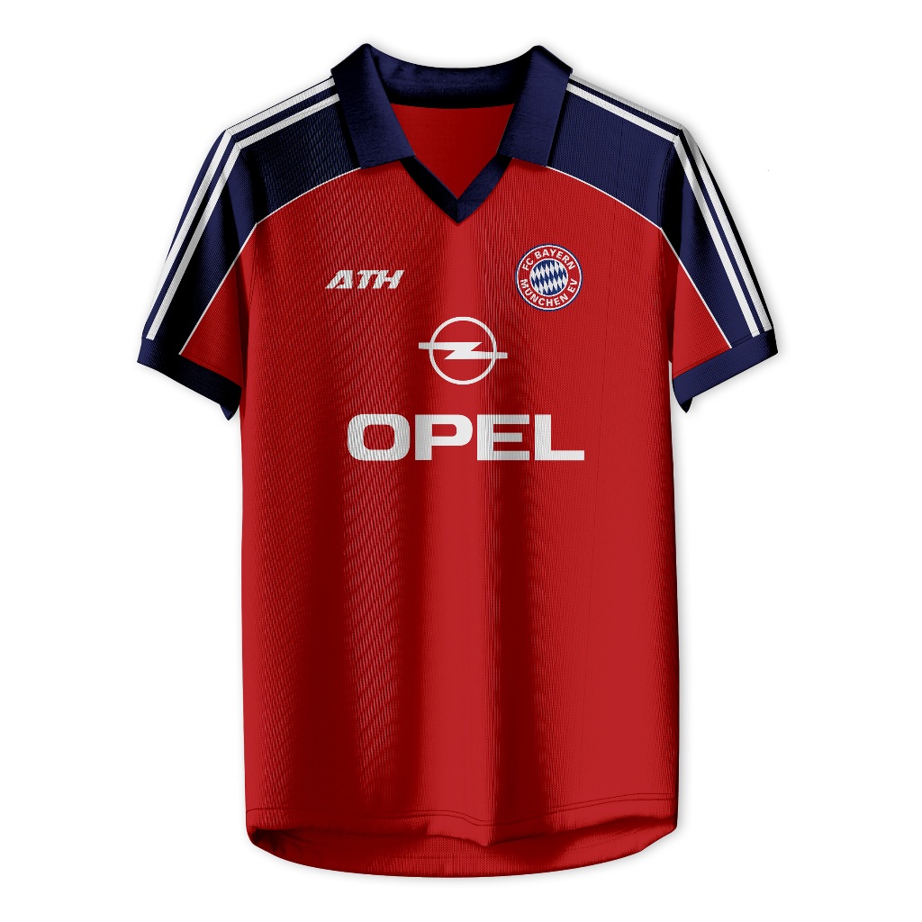 Jersey B4YERN Fantasy Home 1999-2001 Fullprinting - Atasan