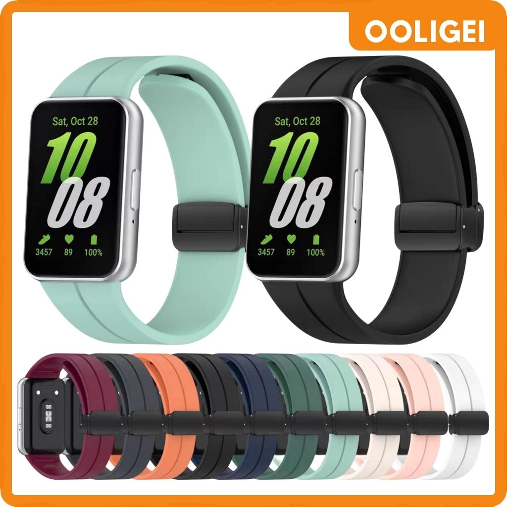 Strap Samsung Watch  Galaxy Fit 3 Tali Silicone Magnet Samsung Fit 3