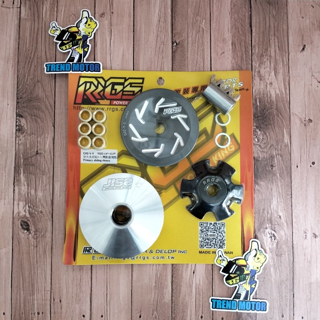 Big Pulley Rumah Roller Set RRGS Mio Soul Mio Smile Mio Spoty Nouvo Fino Karbu 14 Derajat