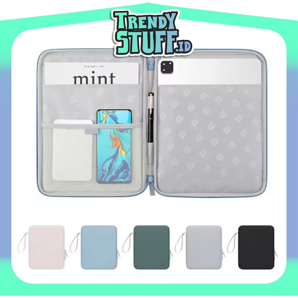 TRENDYSTUFF TAS IPAD/TAS TABLET/IPAD CASE/PELINDUNG HP/WANITA/LAKILAKI/COVER HP/TABLET/12 INCH R1302