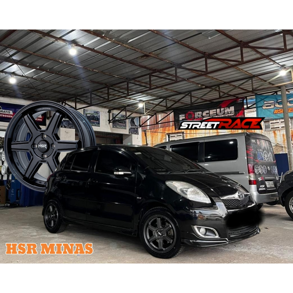 Paket Velg Plus Ban R15 HSR Minas Untuk Brio Agya Calya