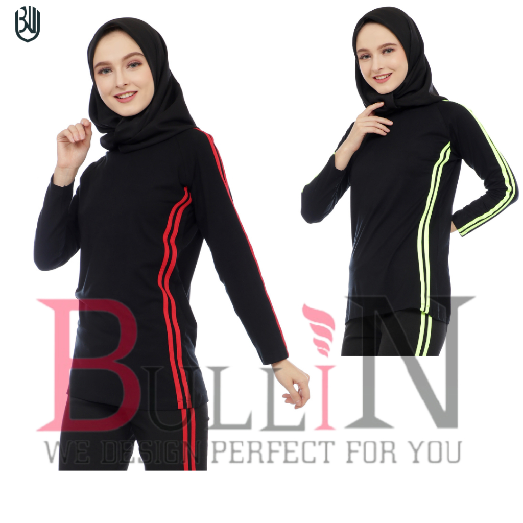 Atasan Baju Panjang Jumbo Aerobik Wanita