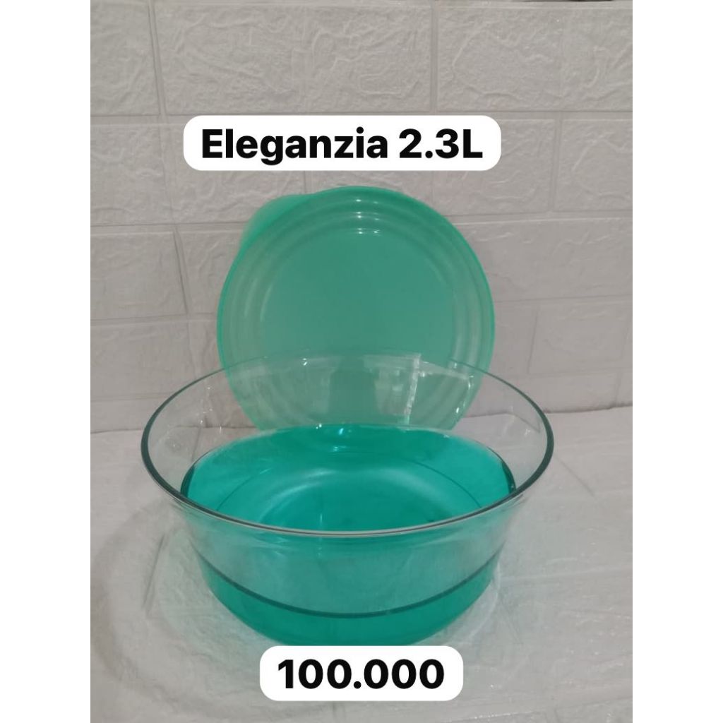 Eleganzia Crystal bowl tumbler murah Tupperware