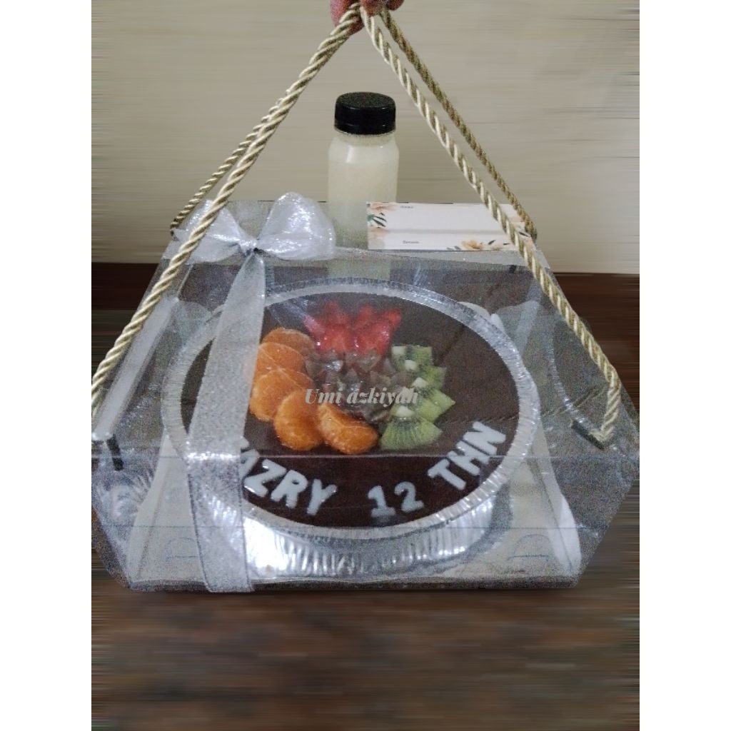 Puding ulang tahun 20cm, Free Vla+kartu ucapan