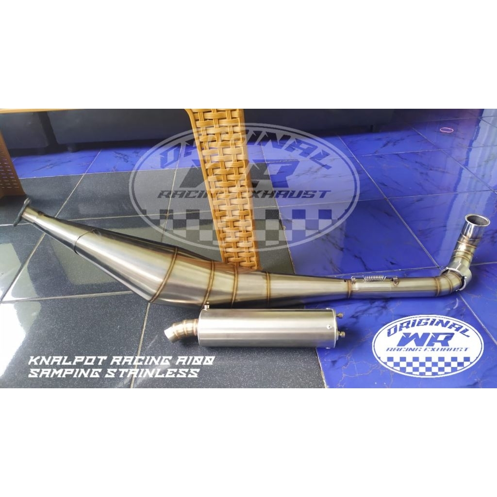 knalpot suzuki a100 ,knalpot racing suzuki a100 samping stainless