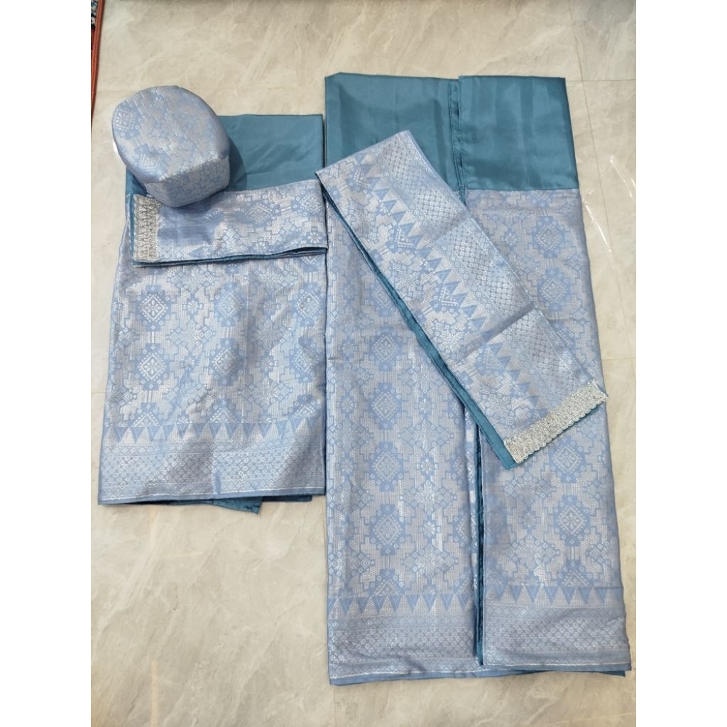 Set songket penganten/set songket minang/samping penganten padang