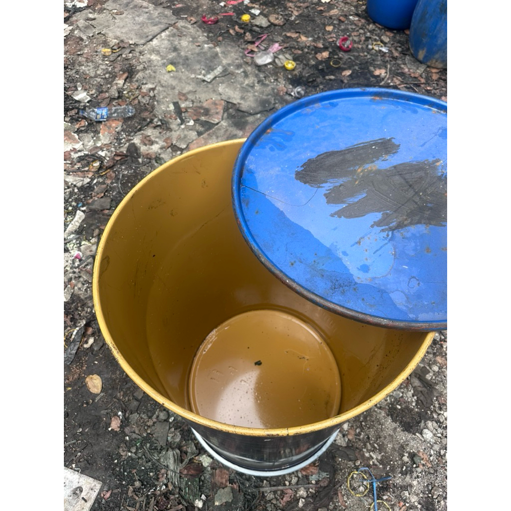 drum besi / tong besi 200 liter tutup lebar TL