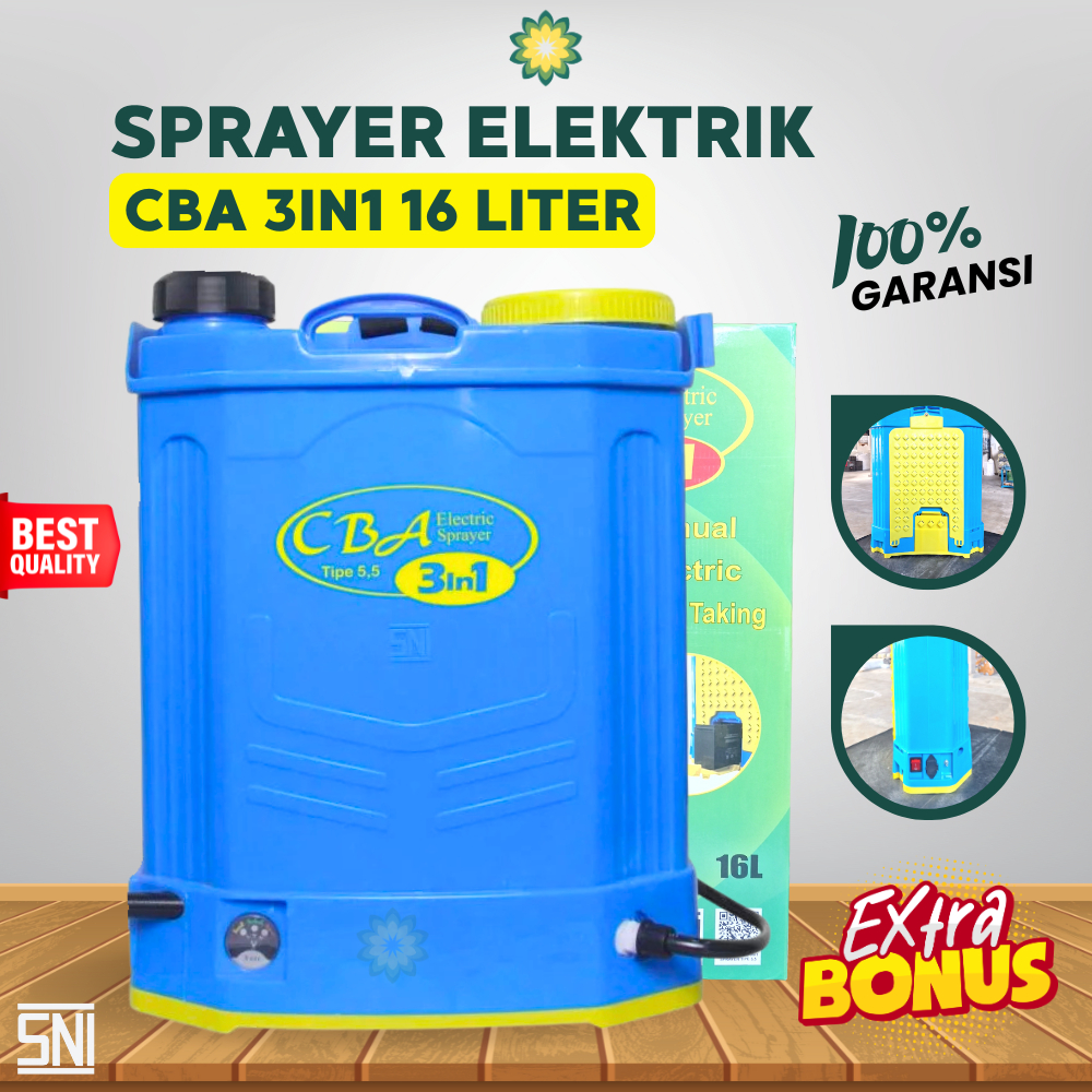 Sprayer Elektrik CBA Electric 3 in 1 Alat Semprot hama Cba 3in1 cba 16