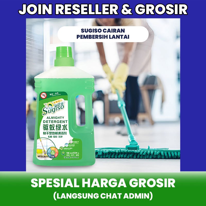 Sugiso cairan atau deterjen pembersih lantai murah