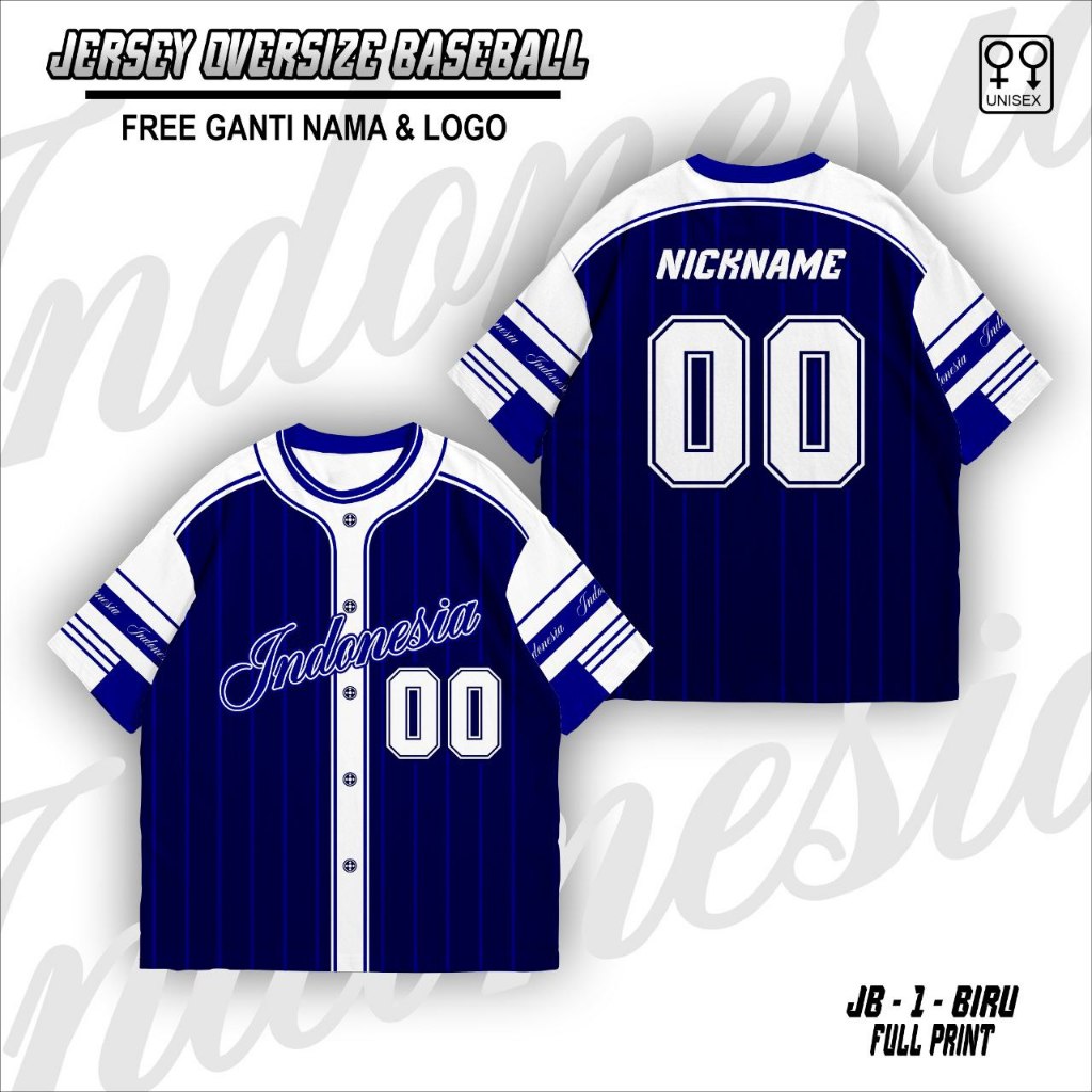 Jersey Oversize Baseball Baju olahraga baseball Kaos Motif baseball bebas custom