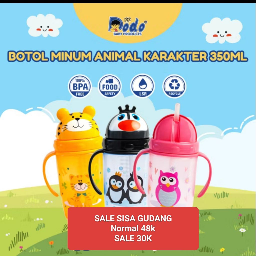 SALE Botol minum sedotan / dot DODO